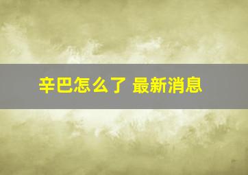 辛巴怎么了 最新消息